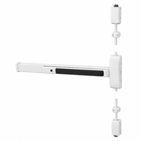 Sargent 12-8715G-84 Fire Rated Surface Vertical Rod Exit Device, Exit Only, 48" Device, 84" Door Height, Less Trim, Less Dogging — WSP White Powder Coat, RHR Right Hand Reverse