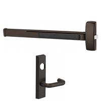 Sargent 12-8813-G-ETJ Fire Rated Rim Exit Device, Classroom Function, For 43-48 Inch Width Door, Less Dogging, Less Cylinder, US10BE-613E Dark Oxidized Bronze