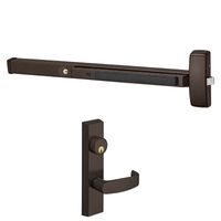 Sargent 16-8804-G-ETL Rim Exit Device, Night Latch Function, For 43-48 Inch Width Door, Cylinder Dogging, LA Keyway, Keyed Different, US10BE-613E Dark Oxidized Bronze