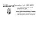 Sargent 8265-LNMD Privacy Bedroom or Bath Mortise Lock, MD - Lever, LN - Rose, Field Reversible