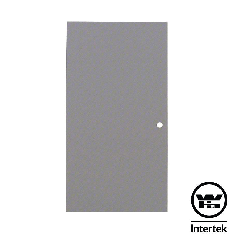 Commercial Flush Steel Door 18 Gauge 3-0 x 6-8 Steel Stiffened Rib Rockwool Core, Warnok Hershey Fire Rated - 1 3/4" Thick Door