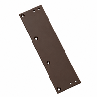 Accentra (Yale) 3148 narrow top rail drop plate, parallel arm, dark bronze finish with mounting holes
