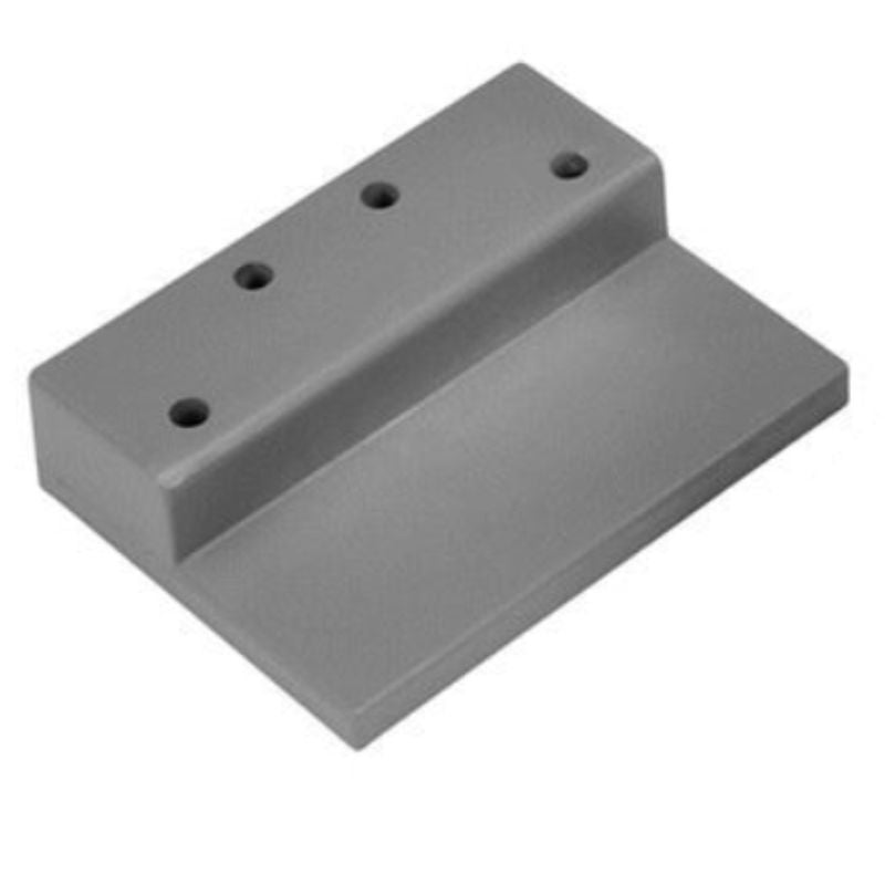ABH 3752-US28 Coordinator Mounting Bracket, For Door Stops Width 2-1/2 Inch Or Greater, Satin Aluminum Finish