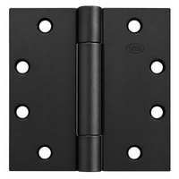 Ives 3SP1 4.5 x 4.5 Inch 3-Knuckle Spring Hinge - F-BLK Matte Black
