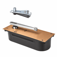 Rixson 4090A Heavy Duty Double Acting Center Hung Floor Closer, Hold Open, US10-612 Satin Bronze