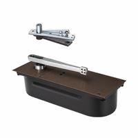 Rixson 4090A Heavy Duty Double Acting Center Hung Floor Closer, Hold Open, US10B-613 Dark Oxidized Bronze