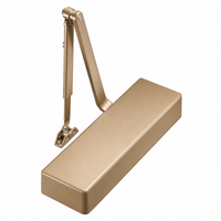 Accentra (Yale) 4420 door closer, 689 aluminum finish, stop only non-hold open arm, size 1-6