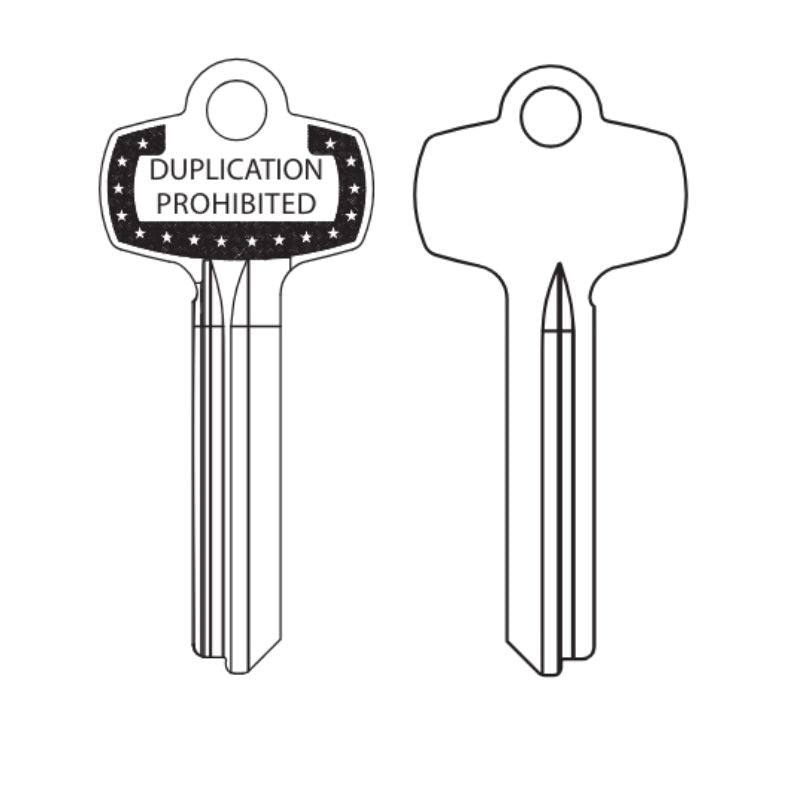 Schlage 48-311-Brown Cut Control Key, Brown Construction Core