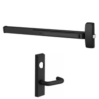 Sargent 55-8813-G-ETJ Rim Exit Device, Classroom Function, Request To Exit, For 43-48 Inch Width Door, Hex Key Dogging, Less Cylinder, BSP Black Suede Powder Coat