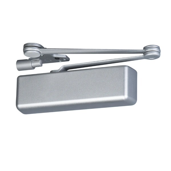 Accentra 5831-SNB Grade 1 surface door closer, aluminum finish, non-hold open parallel arm with spring stop