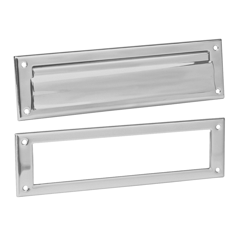 Ives 620B26D Brass Letter Box Plate, Satin Chrome - Default Title