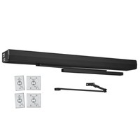 Norton 6342K2 BSP black surface mount low energy door operator with arm and (2) 700 touchless wave switches