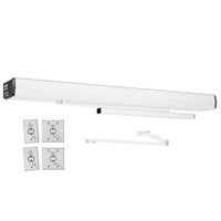 Norton 6342K2 low energy surface mount door operator, white, with push arm and (2) 700 touchless wave switches