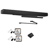 Norton 6342K3 Low Energy Electromechanical Door Operator Kit, BSP Black Suede Powder Coat