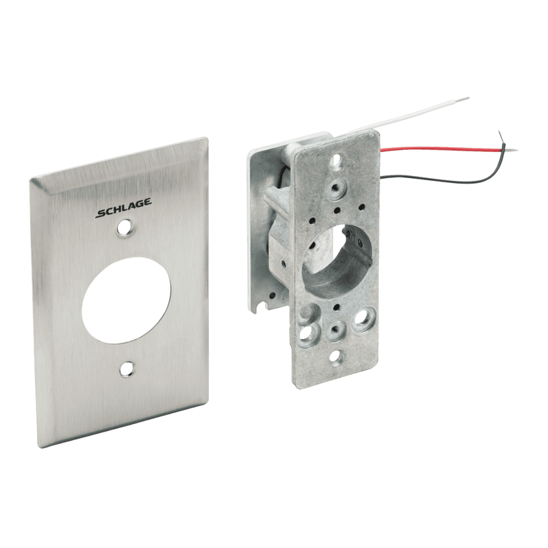 Schlage Electronics 653-0405 x 630 Heavy Duty Key Switches, SPDT Maintained x SPDT Momentary, Stainless Steel