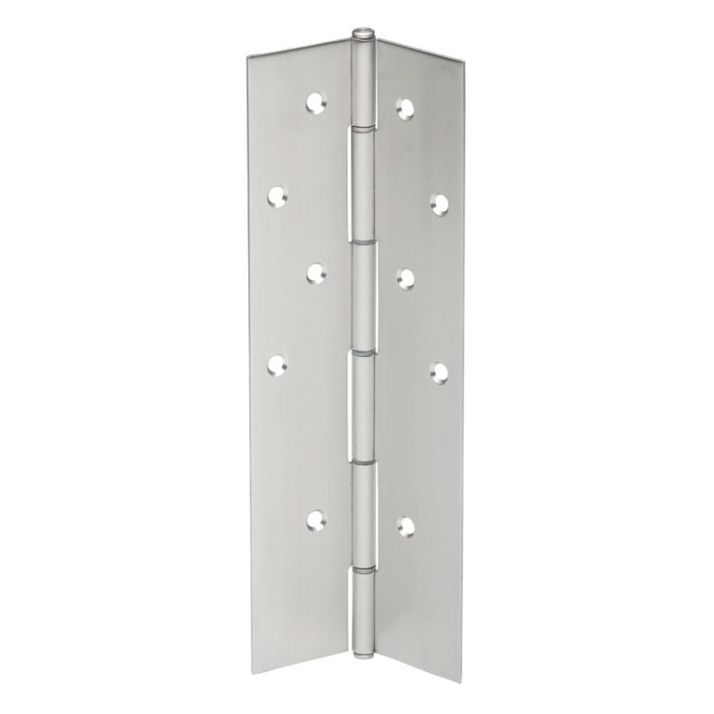 Ives 700-95-US32D Pin and Barrel Continuous Hinge, Concealed, 95 Inch Height, 1/8 in Inset, For 1 3/4 Tk Bevel Or Square Edge Door, Max 48 in Dr Width, Non Handed, 630 Satin Stainless Steel - Default Title