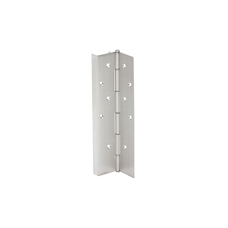 Ives 711-83-US32D Pin and Barrel Continuous Hinge, 83 Inch Height, Swing Clear Flush Mount, Satin Stainless Steel Finish