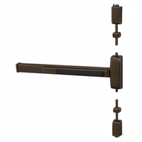 Sargent 8715E-84 Surface Vertical Rod Exit Device, Exit Only, 32" Device, 84" Door Height, Less Trim, Hex Key Dogging — US10BE-613E Dark Oxidized Bronze, LHR Left Hand Reverse