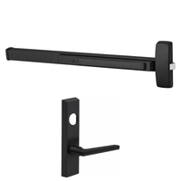 Sargent 8813-J-ETMD Rim Exit Device, Classroom Function, For 37-42 Inch Width Door, Hex Key Dogging, Less Cylinder, BSP Black Suede Powder Coat