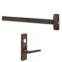 Sargent 8813-J-ETMD Rim Exit Device, Classroom Function, For 37-42 Inch Width Door, Hex Key Dogging, Less Cylinder, US10BE-613E Dark Oxidized Bronze