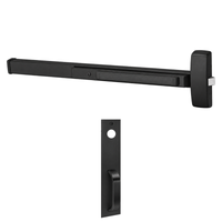 Sargent 8863-G-PTB Rim Exit Device, Classroom Function, PTB Thumbpiece Trim, For 43-48 Inch Width Door, Hex Key Dogging, Reversible, Less Cylinder, BSP Black Suede Powder Coat
