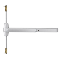 Von Duprin 9847NL-OP-3 Concealed Vertical Rod Exit Device, Nightlatch Function, 36 Inch Device, 80-100 Inch Door Height, US28-628 Satin Aluminum