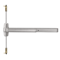 Von Duprin 9847NL-OP-3 Concealed Vertical Rod Exit Device, Nightlatch Function, 36 Inch Device, 80-100 Inch Door Height, US32D-630 Satin Stainless Steel