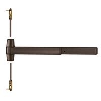 Von Duprin 9847NL-OP-3 Concealed Vertical Rod Exit Device, Nightlatch Function, 36 Inch Device, 80-100 Inch Door Height, 710 Dark Bronze Anodized Aluminum
