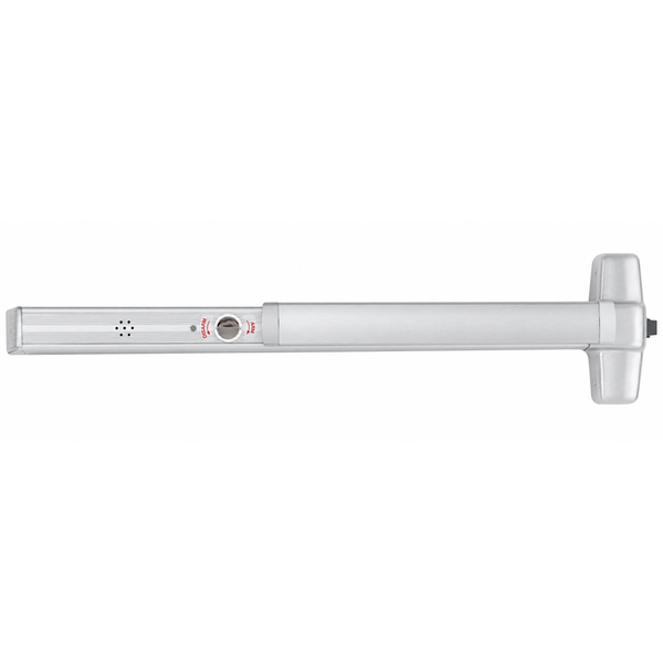 Von Duprin 99EO-3-ALK Rim Exit Device, 36 Inch Device, Battery Powered Alarm Kit, Exit Only, Request to Exit, US28-628 Satin Aluminum