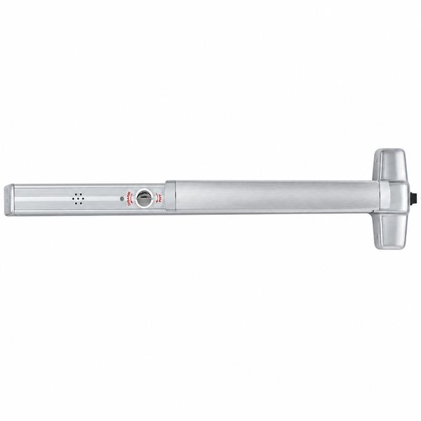 Von Duprin 99EO-4-ALK Rim Exit Device, 48 Inch Device, Battery Powered Alarm Kit, Exit Only, Request to Exit, US26D-626 Satin Chrome