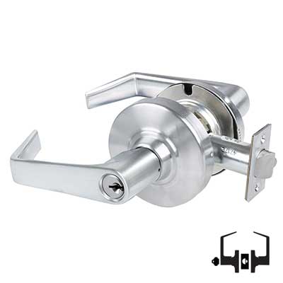 Schlage ALX80P-SAT-626 Storeroom Lock, Saturn Lever, Schlage "C" Cylinder, Satin Chrome
