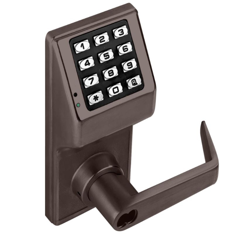 Alarm Lock DL2700IC-10B Pushbutton Cylindrical Lock, Less Core, Oil Rubbed Bronze