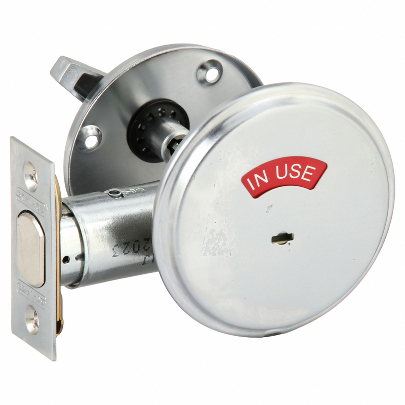 Schlage B571-626 Deadlock Door Bolt Occupancy Indicator, Satin Chrome Finish