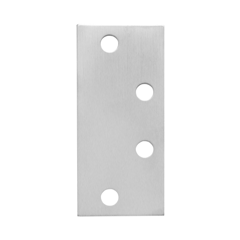 McKinney BP-10-US26D Mechanical Butt Hinge Back Plate 4 1/2 In Satin Chrome Finish