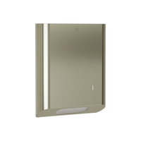 Bradley Elvari 2B1-11-BN surface mounted towel dispenser, medium capacity, brushed nickel finish