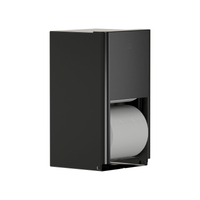 Bradley 5B2-110000-BB Elvari surface-mounted medium-capacity toilet tissue dispenser, matte black