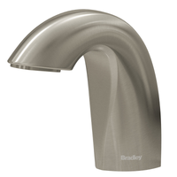 Bradley Crestt Series 6-3100-RFM Verge deck mounted touchless soap dispenser in brushed nickel (BN) finish