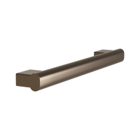 Bradley Elvari 8B1-0013600 36-inch oval grab bar in bronze (BZ) finish with rectangular mounting flanges