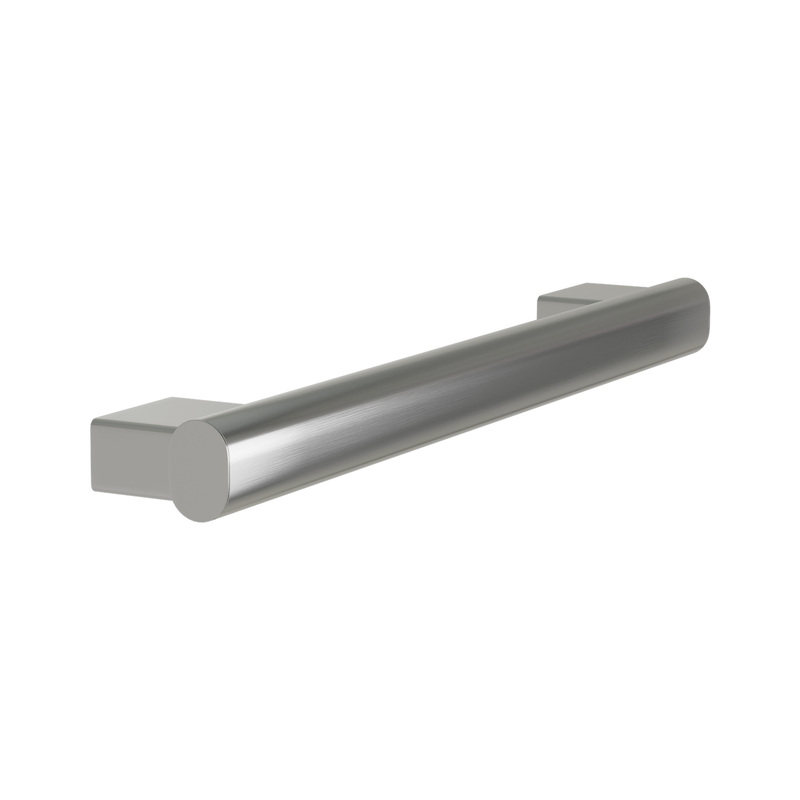 Bradley Elvari 8B1-0012400 24 inch oval grab bar in satin stainless steel finish