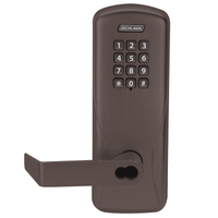 Schlage Electronics CO100CY50-KP-RHO Entrance/Office Electronic Push Button Locks, Rhodes Lever - US11-643E Aged Bronze