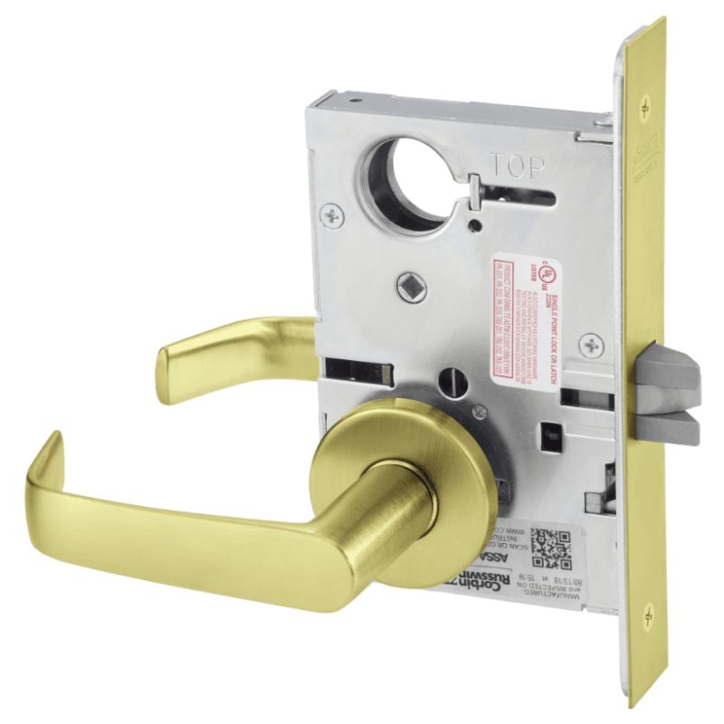 Corbin Russwin ML2010-NSA Passage or Closet Mortise Lock, Newport Leve