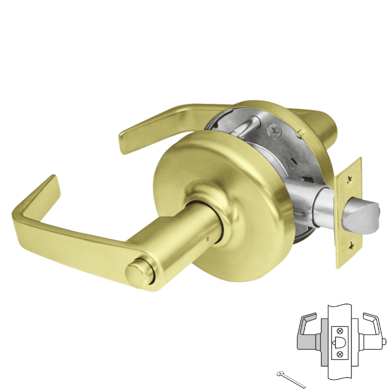 Corbin Russwin CL3820-NZD Privacy Cylindrical Lever Lockset, Newport L