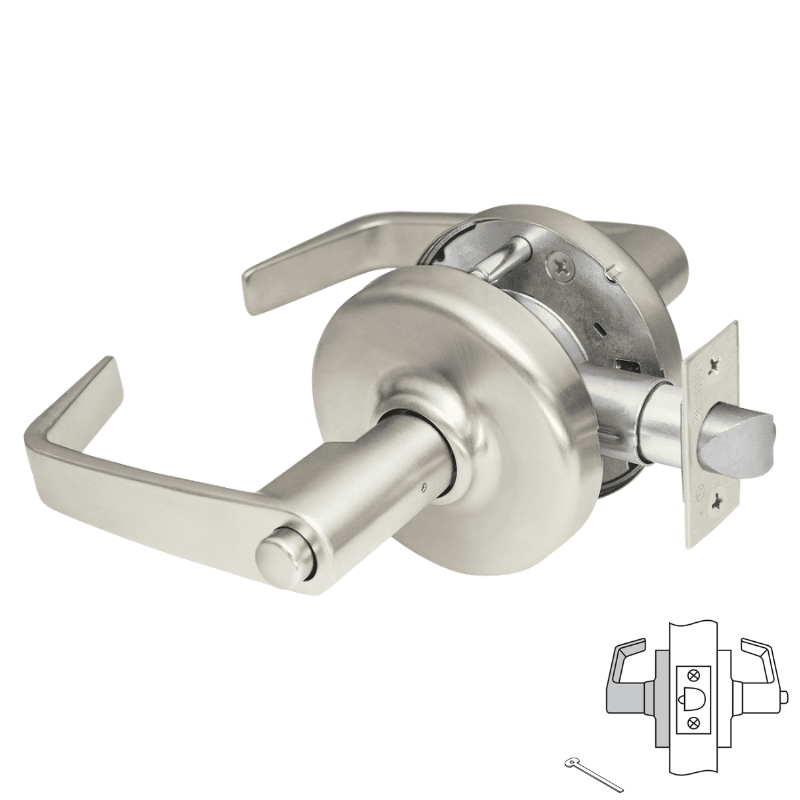 Corbin Russwin CL3820-NZD Privacy Cylindrical Lever Lockset, Newport L