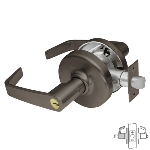 Corbin Russwin CLX3351-AZD Cylindrical Lock, Entrance or Office Function, Multiple Core Options, US26D-626 Satin Chrome / CL6 (LFIC - Sold Less Core Corbin Russwin CLX3351-AZD Cylindrical Lock, Entrance or Office Function, Multiple Core Options, US26D-626 Satin Chrome / CL6 (LFIC - Sold Less Core