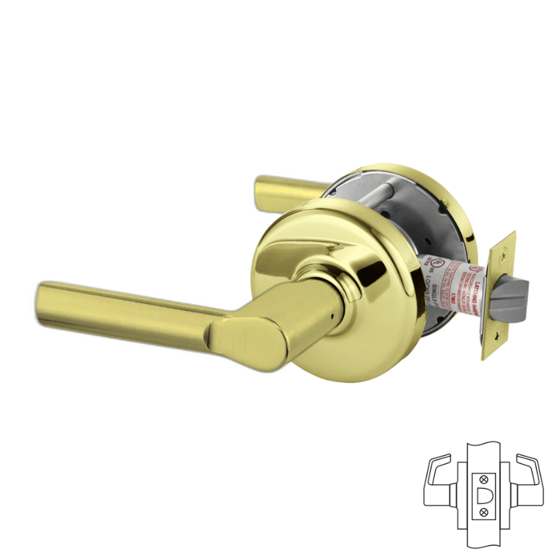 Corbin Russwin CLX3310-106D Cylindrical Lock, Passage Function, Decora