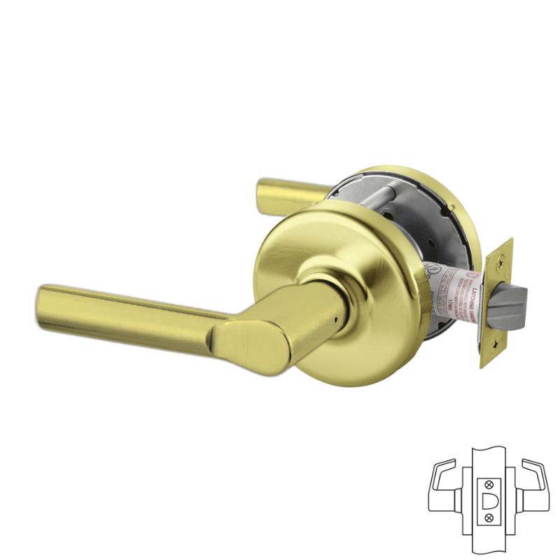 Corbin Russwin CLX3310-106D Cylindrical Lock, Passage Function, Decora