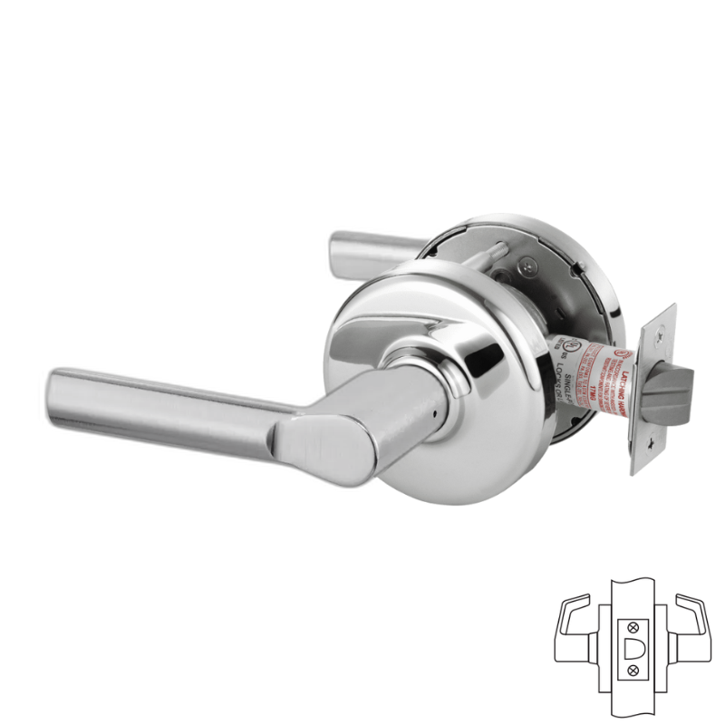 Corbin Russwin CLX3310-106D Cylindrical Lock, Passage Function, Decora