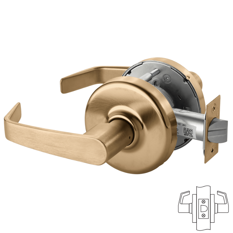 Corbin Russwin CLX3310-NZD Cylindrical Lock, Passage Function, Non-Key Corbin Russwin CLX3310-NZD Cylindrical Lock, Passage Function, Non-Key