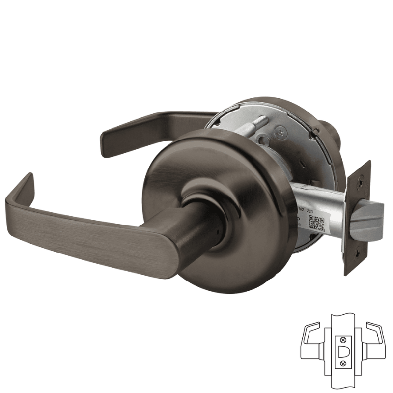 Corbin Russwin CLX3310-NZD Cylindrical Lock, Passage Function, Non-Key