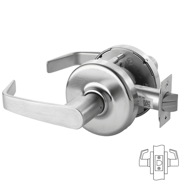 Corbin Russwin CLX3310-NZD Cylindrical Lock, Passage Function, Non-Key